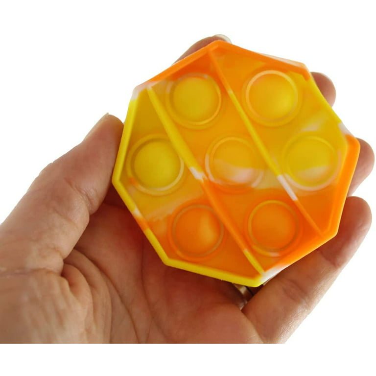 Set of 4 Small Tie Dye Bubble Pop Fidget Toys - Cute Silicone Push Poke  Bubble Wrap Fidget Toy - Press Bubbles to Pop - Bubble Popper Sensory  Stress Toy OT 