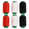 thumbnail image 2 of 3/6 Spools Embroidery Thread Hand Sewing Thread for Sewing Machine Hand Stitching Embroidery Craft Needlework Project, 2 of 8