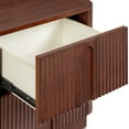 thumbnail image 6 of Teamson Home Potomac Modern 2-Drawer Nightstand with Push-to-Open Storage, Rounded Corner & Solid Wood Frame, 6 of 8