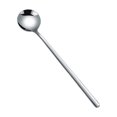 thumbnail image 1 of 8 Pièces Cuillère Agitateur en Acier Inoxydable Café Lait Boisson Agitateur Longue Poignée Vaisselle Réutilisable Café Dessert Manger Argent 17cm, 1 of 8
