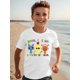 thumbnail image 1 of Boys' 1st Day of School T-Shirt - Cute Cartoon Characters with "BRUH, IT'S MY 1ST DAY OF SCHOOL" Print, Short Sleeve Cotton Tee, Casual & Sporty Style, Perfect for Outdoor Activities, S, 1 of 5