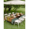 thumbnail image 4 of Outdoor Tablecloths with Umbrella Hole & Zipper, Nautical Anchor Rectangle Tablecloth 52x70 Inch, Farmhouse Vintage Old Wooden Grain Waterproof Table Cloth, Patio/Pool/Picnic Table Covers, 4 of 8