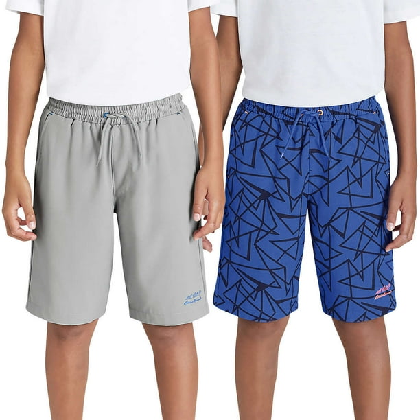 Eddie Bauer Big Boy's 2pack Youth Hybrid Quick Dry Mesh Lined Casual