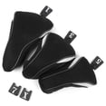 thumbnail image 4 of Paquete de 3 para cabeza de Golf, protectoras para madera de conductor, juego de para cabeza de palo de Golf universales para regalo de Navidad de golfista Unisex Soledad  Headcover del club de golf de madera, 4 of 10
