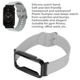 thumbnail image 4 of Silicone Watch Strap Ban,with Protective Bumper Case Accessory Fit Adjustable Soft Smart Replacement Straps For Mi Band 7 Pro, 4 of 8