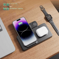 thumbnail image 5 of Wireless Charger Stand 3-in-1 Multiple Devices for Apple iPhone Watch Airpods, 5 of 8