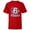 Red, variant on Disney Junior’s Ariel Sixth Birthday 6 Years Old Today - Short Sleeve T-Shirt for Kids - Customized-White