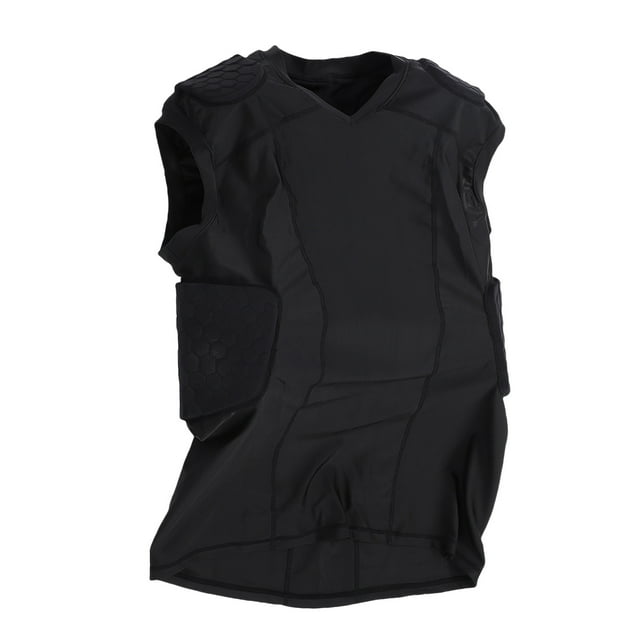 Basketball Vest, Quick Drying Fabric Impact Buffering Protective Sports Vest for Football Training S,M,L,XL