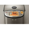 thumbnail image 2 of Zojirushi NP-HCC10XH Induction Heating System Rice Cooker and Warmer (5.5-Cup/ Dark Gray), 2 of 5