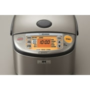 Zojirushi NP-HCC10XH Induction Heating System Rice Cooker and Warmer (5.5-Cup/ Dark Gray)