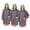 Grey-3pack, variant on Toptie Long Sleeve Hair Stylist Smock Work Clothes, Pet Grooming Haircut Hairdressing Barber Cape Shirt Jacket for Salon-Black-L