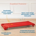 thumbnail image 4 of ECR4Kids Stackable Kiddie Cot, Ready-to-Assemble, Standard Size, Red, 6-Pack, 4 of 9
