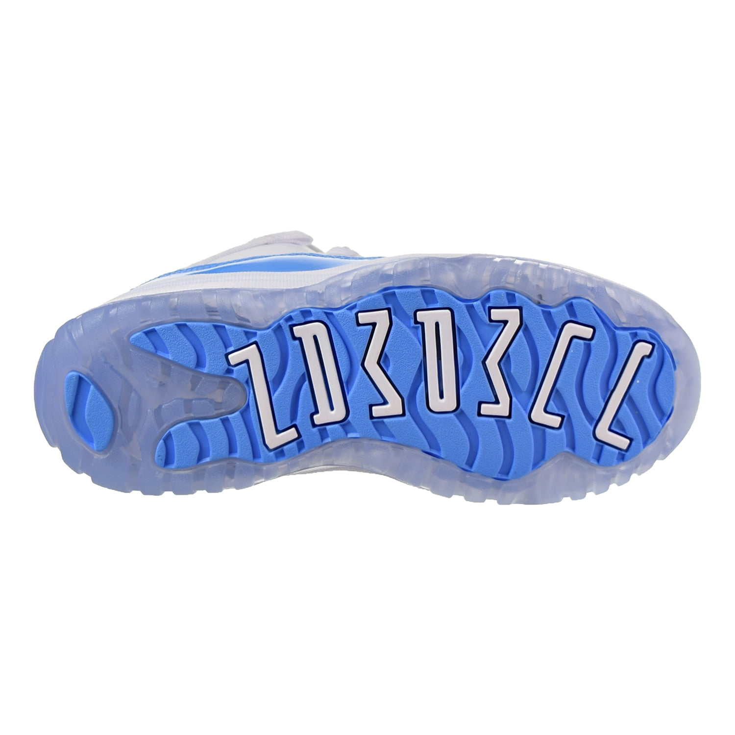 Kids Air Jordan Retro 11 XI Low PS UNC University Blue White