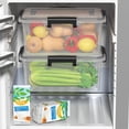 thumbnail image 4 of Minekkyes 6 Pack 10 L Stackable Storage Bin with Latching Lid and Tight Seal, Airtight Storage Container Boxes for Dry Food, Keep Fresh, 4 of 6