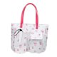 thumbnail image 2 of Bolso tipo maletín ligero para mujer, ideal para vacaciones, trabajo, gimnasio, oficina y desplazamientos diarios. Pajarita blanca, 2 of 9