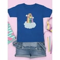 thumbnail image 3 of Sliding Through A Rainbow T-Shirt Juniors -Image by Shutterstock,  Medium, 3 of 4