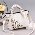thumbnail image 1 of Bolso de hombro con bordado de flores para mujer, bandolera de moda coreana, 2024, 1 of 6