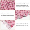 thumbnail image 5 of FORMRS Womens Scarf Winter Soft Long Big Warm Shawls Wrap Tassel Scarves, Strawberry Bliss, 5 of 9