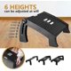 thumbnail image 3 of Adjustable Height Foot Rest for Use Under Desk, Ergonomic Foot Stool for Office Work, Under Desk Footrest Featuring Large Roller Massage Fun, 3 of 4
