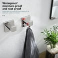 thumbnail image 6 of KOKOSIRI Bath Towel Hook Square Robe Hook Coat Hook Bathroom Kitchen Polished Chrome B1010CH-P2, 6 of 8