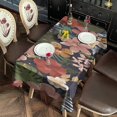 thumbnail image 6 of Pioneer Flower Floral Print Pattern Rectangle Tablecloth 60"x120",Waterproof Polyester Rectangle Table Cloth, Wipeable Spillproof Polyester Tablecloth for Dining, Camping, Indoor and Outdoor, 6 of 6