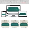 thumbnail image 3 of EUROCO 86.2" 3-Seat Modular Sofa,Modern Minimalist Style Tufted Sofa Couch with Deep Seats,Tufted Leisure Sofa for Living Rooms,Bedroom,and Apartment,Green, 3 of 7