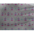 thumbnail image 4 of oneOone Georgette Viscose Fabric Small Motif Ikat Printed Craft Fabric BTY 42 Inch Wide, 4 of 4