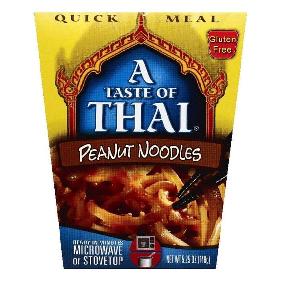 A Taste of Thai Peanut Noodles Quick Meal, 5.25-Ounce Boxes (Pack of 6)