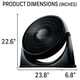 thumbnail image 3 of Ventilador HONEYWELL HT900, 3 of 8
