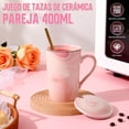 thumbnail image 4 of Pareja Juego De Tazas De Café, Exquisitas Tazas De Café De Cerámica Estilo Nórdico, Taza de Moda Es El Regalo Perfecto Para Cumpleaños, Aniversarios, San Valentín o Para Tu Pareja, 4 of 4