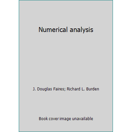 Numerical analysis, Used [Hardcover]