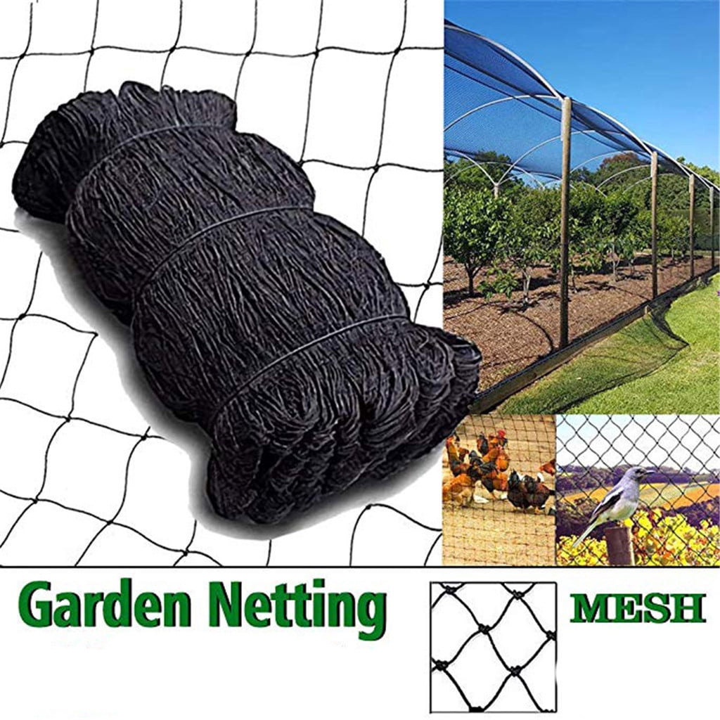80' X 12'  POULTRY AVAIRY FRUIT PROTECTOR NETTING FISHING NETTING  1 3/4"  # 208 