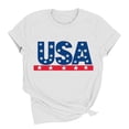 thumbnail image 7 of Bgstyu 250 Anniversary USA Shirt Women American Flag Graphic Independence Day Shirts 4th of July Patriotic Short Sleeve Stripe Tops, 7 of 7