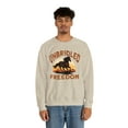 thumbnail image 4 of Adult Women's Horse Running Into Sunset Crewneck Sweatshirt, Quarter Horse, 4 of 7