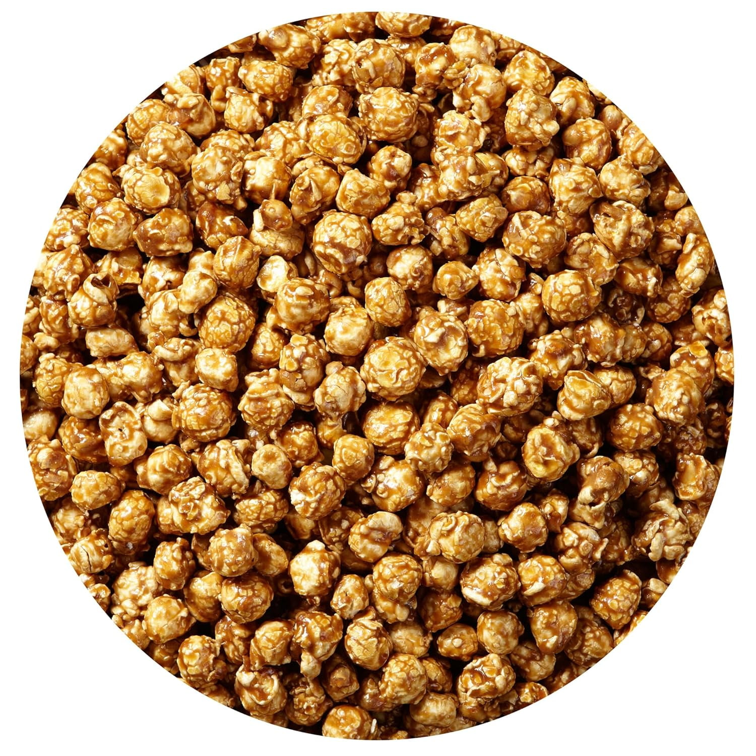 The Hampton Popcorn Company Caramel Popcorn Resealable Zip Bag, 9.5 Ounce (Pack of 6), Caramel Corn, Fresh Gourmet Popcorn