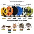 thumbnail image 3 of Silent Runner 12" Wide + Cage Attachment + Autoclean Track - Silent, Fast, Durable Exercise Wheel - Sugar Gliders, Degus, Rats, Hedgehogs, Prairie Dogs & Small Pets, 3 of 8