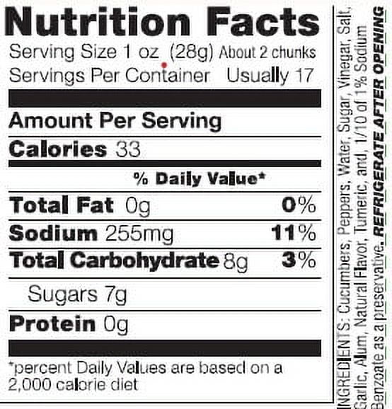 (4 pack) Tony Packo Sweet Hot Pickles and Peppers, 24 Ounce Glass Jar, Kosher Certified, Serving Size 2 Chunks