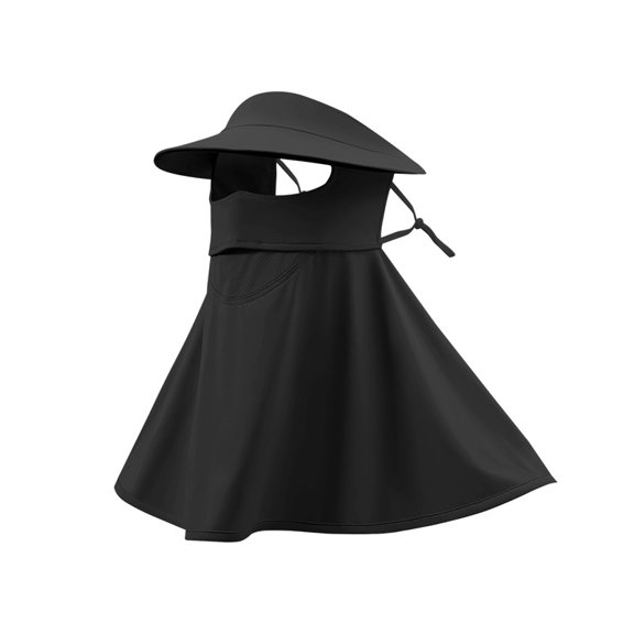 DOVACKA 3-in-1 UPF 50 Sun Protection Set for Women, Cooling Breathable Lightweight Face Neck Cover & Sun Hat