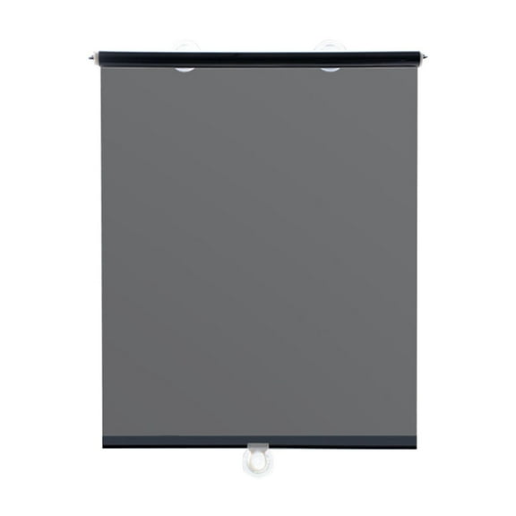 Blackout Roller Shades, No Tools No Drill Cordless Blinds for Windows, Thermal Insulated UV Protection Privacy Window Shades for Bedroom (17.7''W x 59''H, Black)