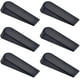 thumbnail image 2 of Paquete de 6 cuñas para tope de puerta, tope de puerta de goma negra para el hogar y la oficina, 2 of 3