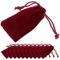 thumbnail image 1 of unbranded 50Ud Bolsas Decorativas Con Cordón Color Rojo Oscuro Para Embalaje Y Joyería, 1 of 8