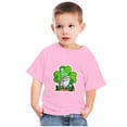 thumbnail image 2 of Posijego Toddler Kids Shirt St. Patrick's Day Graphic T-Shirt Casual Short Sleeve Tee Tops Big & Little Boys Girls, 2 of 6
