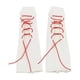 thumbnail image 2 of Calcetines holgados para muñecas en miniatura 1/6, accesorio elegante, regalo multifuncional. Blanco Rojo, 2 of 9