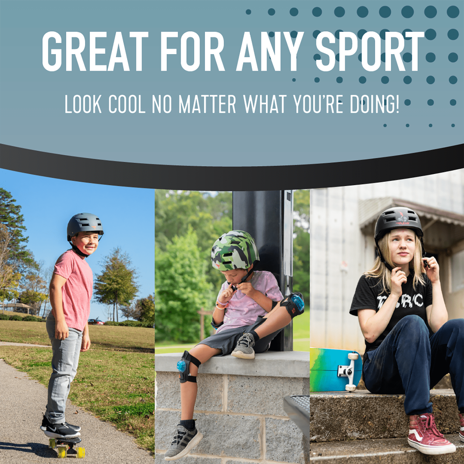 Flybar Multi Sport, Skateboard and Bike Helmet, for Kids and Adults, Ages 6+, Flyscraper, S/m