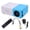 Blue and White, variant on NFTIGB Portable Mini Projector 1080P HD Home Theater Outdoor Movie LCD Screen 24-60 inches 12 cm / 4.72 in US Plug Blue