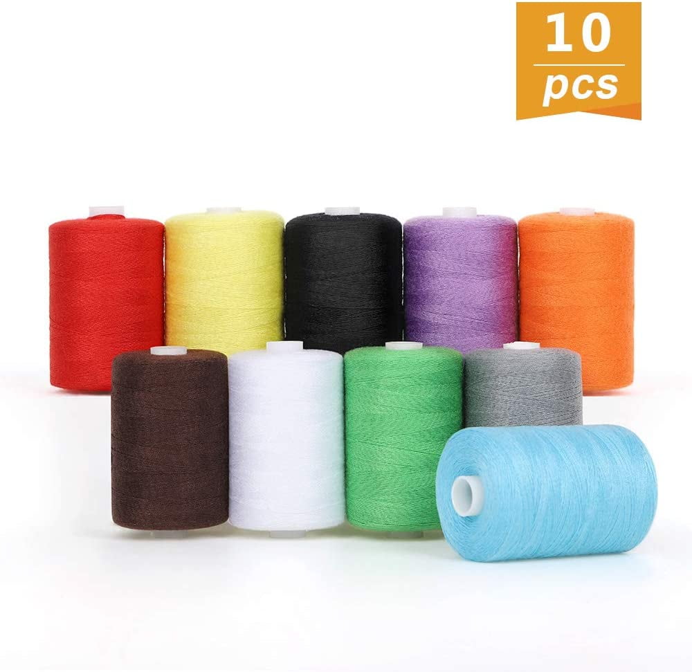 Cotton Sewing Threads 10 Colors Quilting Thread, Sewing Supplies Kits