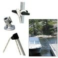 thumbnail image 4 of 7.75' White, Gray, and Black Maritime Accessories Dock Edge Premium Mooring Whips, 4 of 7