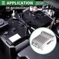 thumbnail image 2 of Resistor del motor del soplador HVAC Unique Bargains para Mercedes Actros MP2 / MP3 y Man TGX TGS TGA TGM Metal ABS No.A0108202810 tono plateado, 2 of 6