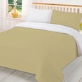 thumbnail image 2 of BedDecor 600 TC 100% Egyptian Cotton 3Pcs Reversible Duvet Set - Solid (Taupe, Twin/Twin XL), 2 of 6