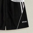 thumbnail image 6 of Child Boy 4-10T Athletic Outfit Sets Boys, Short Sleeve 2 Piece Summer T-Shirts with Shorts Football Gibobby,7-8 Years,White, 6 of 7